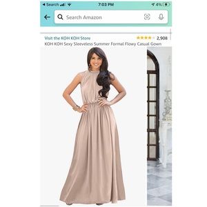 Champagne Bridesmaid Dress